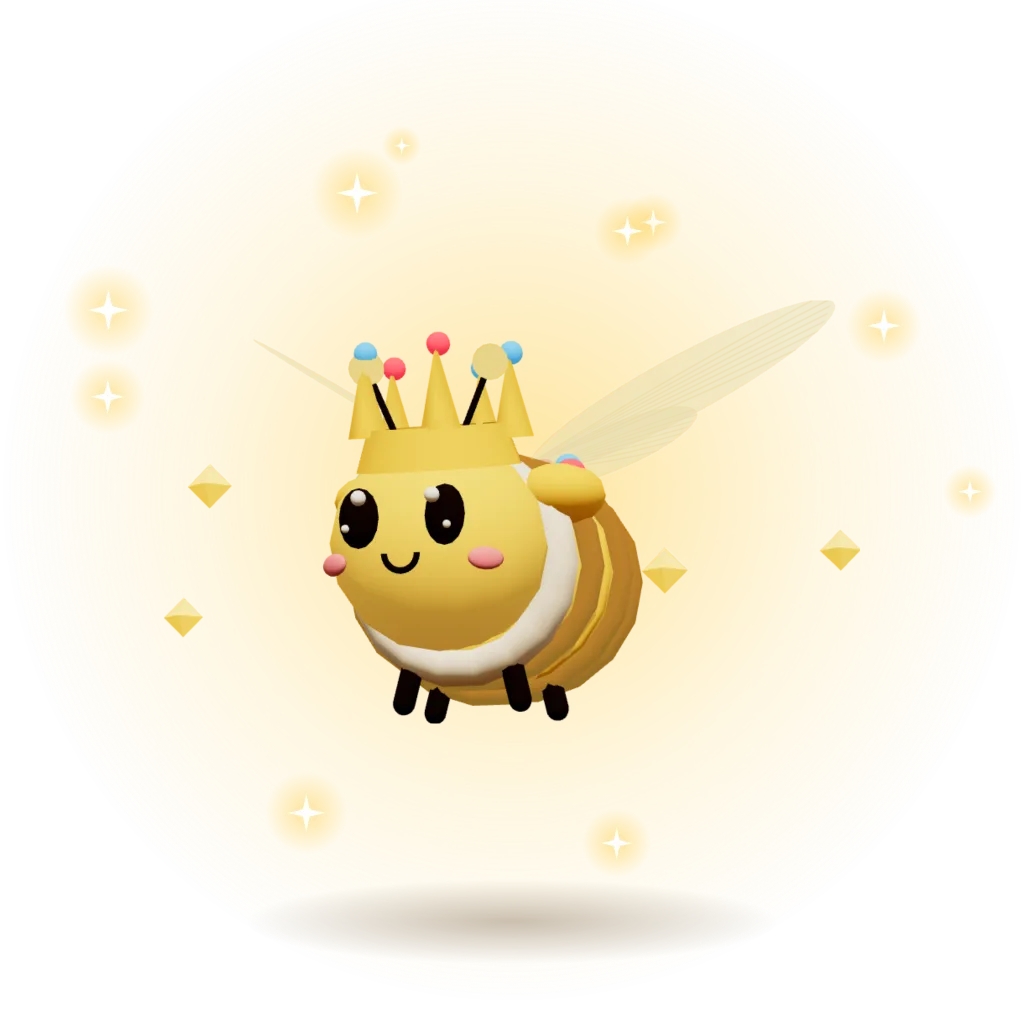 Golden Queen, a Legend Founder Bee